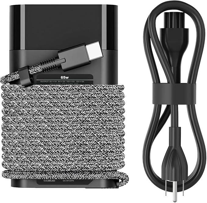 DJW 65W USB C Laptop Charger Compatible with HP Spectre x360,Envy,Elitebook x360,Pavilion, Elite x2,Chromebook,Omnibook,Dragonfly,Zbook,ProBook Travel Computer Charger USB Type C AC Power Adapter - Image 8