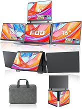 16" Triple Screen Monitor Extender, Quad Monitors for 14-18.5" Laptops - Image 1