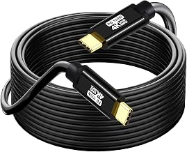 USB TYPE C to C Cable 30FT, 4K60HZ GEN2x2(Data usb2.0),TYPE C Video Output From USB3.2/ USB4.0 (NOT 100% Fast Charging) & Sync for Xreal MacBook Pro iPad Pro iPhone 15-16-17 Pro Portable Monitor - Image 1
