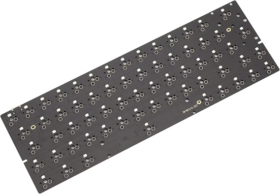 KPREPUBLIC bm60rgb bm60 iso UK EU RGB 60% gh60 hot swappable Custom Mechanical Keyboard PCB Programmed qmk firmware RGB underglow Type c (BM60ISO PCB Only x1)