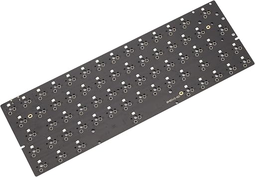 KPREPUBLIC bm60rgb bm60 iso UK EU RGB 60% gh60 hot swappable Custom Mechanical Keyboard PCB Programmed qmk firmware RGB underglow Type c (BM60ISO PCB Only x1)