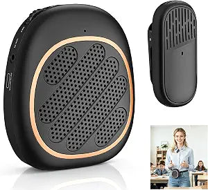 Voice Amplifier for Teachers Wireless Lavalier Mic, 10W Portable