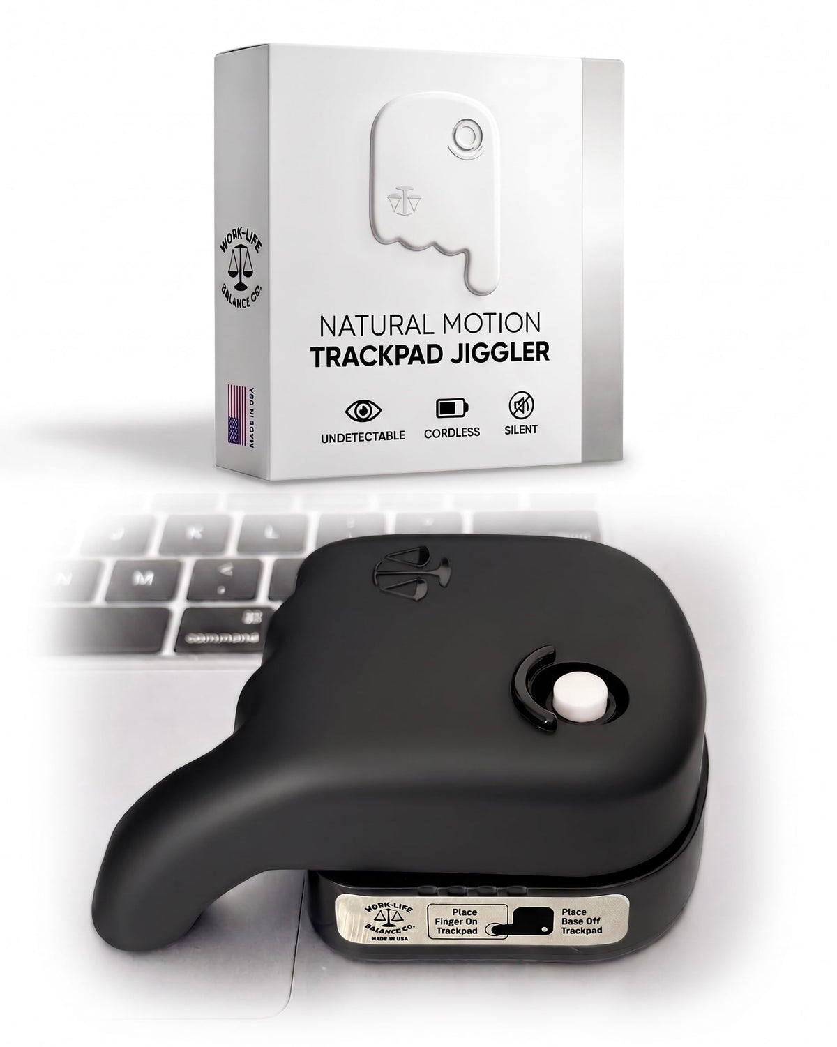 Trackpad Mouse Jiggler Made in USA Silent Undetectable Touchpad Mouse Mover