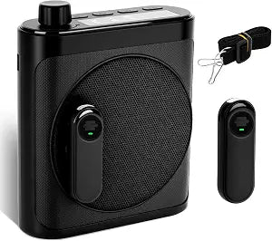 Voice Amplifier for Teachers with 2 Magnetic Wireless Microphones