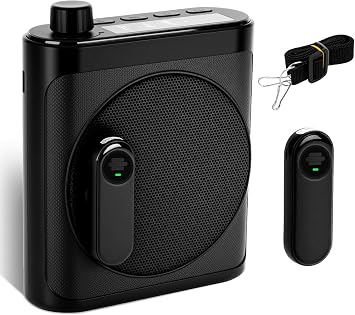Voice Amplifier for Teachers with 2 Magnetic Wireless Microphones