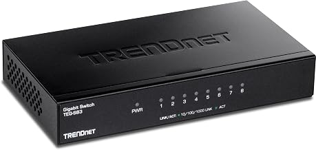 TRENDnet 8-Port Gigabit Desktop Switch, TEG-S83 - Image 1
