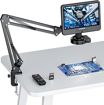 Andonstar AD109 Digital Microscope with 10.1" Screen for Soldering Repair