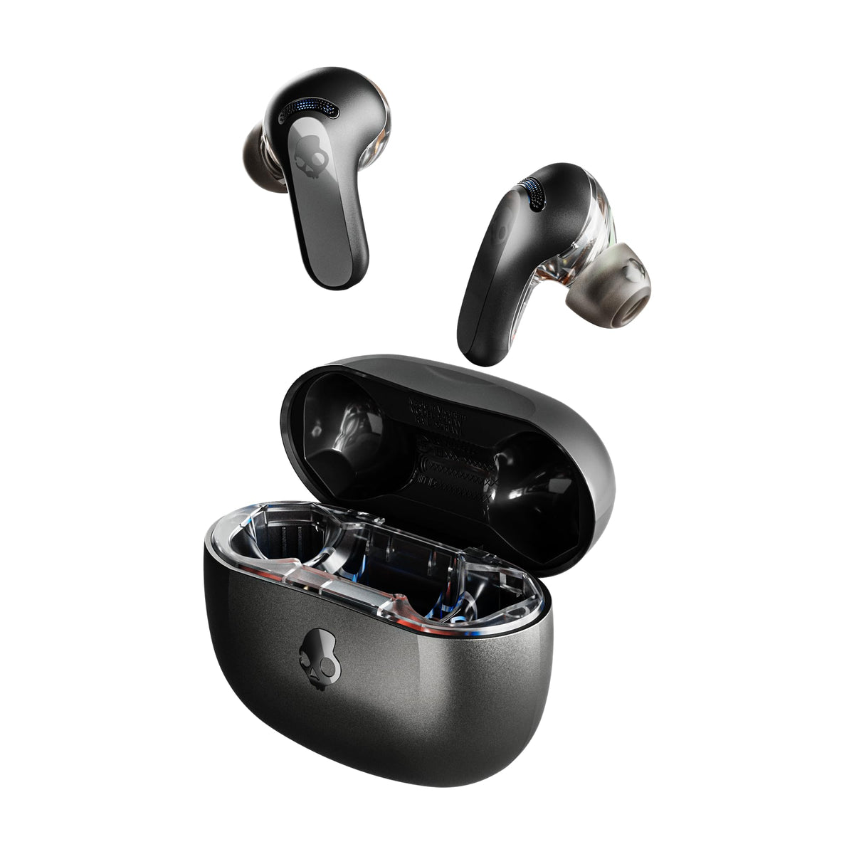 Skullcandy Rail ANC Active Noise Cancelling Wireless Earbuds - True Black