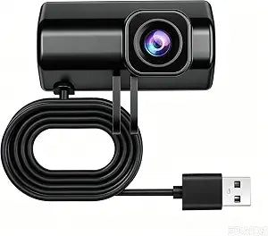 DM01 Cycling Dash Cam,1080P 200W Front Lens Starlight Night Vision IP66 Waterproof Anti‑Shake Motorcycle Bike Camera,5V USB Powered WiFi with Viidure APP,64GB Memory Card & 3 Mounts