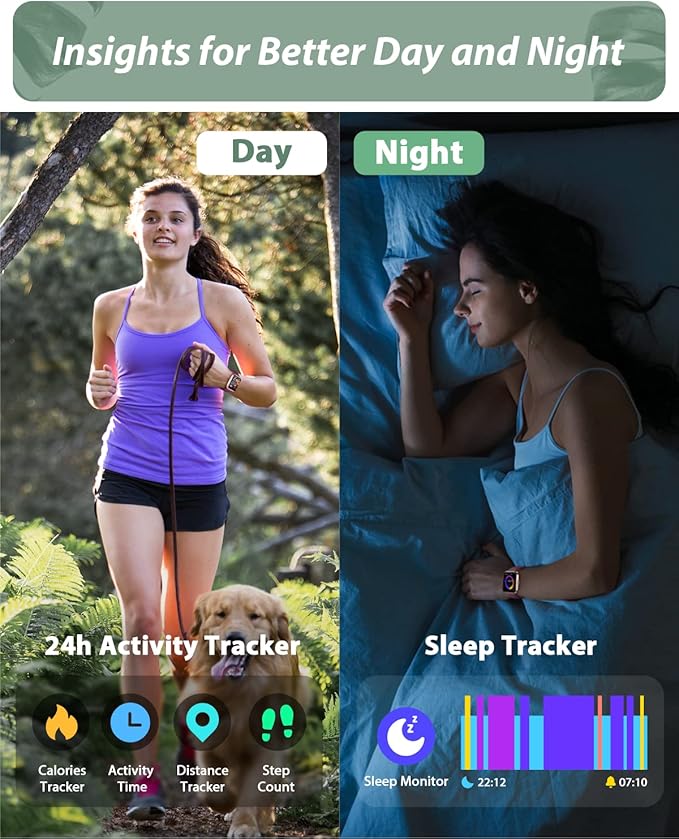 Tensky Smart Watch for Men Women(Call Receive/Dial), Alexa Built-in, 1.7" Touch Screen Fitness Tracker with Heart Rate Sleep Tracking, 60 Sports Modes, 5ATM Waterproof Smartwatch for Android iPhone