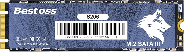 Bestoss M.2 SATA III 6Gb/s NGFF 1TB SSD 3D NAND Solid State Drive - Image 1