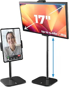 COOPER TabStand 20" Tall iPad Stand for Desk, Portable Monitor Stand Holder