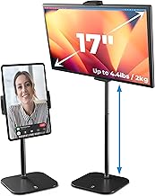 COOPER TabStand 20" Tall iPad Stand for Desk, Portable Monitor Stand Holder