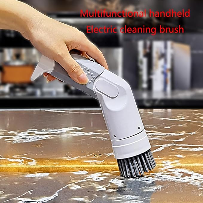 Electric Scrubber Cordless Power Scrubber Shower Brush Cleaner for Bathroom Kitchen Tile Tool