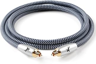 Premium Fiber Optic Audio Cable 4.9ft (1.5m) | Toslink S/PDIF | 24K Gold-Plated | Glass Core | for Soundbars, TVs, PS5, Xbox - Image 1