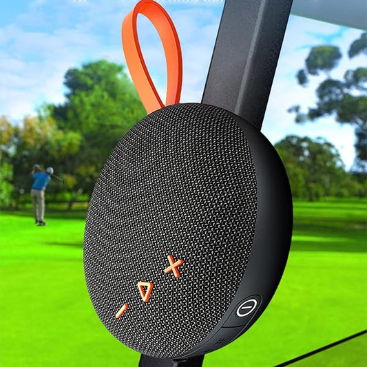 Magnetic Bluetooth Speaker 6W HiFi Sound with TF Card Playback, Built-in Mic, BT5.3, TWS Pairing, IPX6 Waterproof, Wireless Floatable Speaker for Golf Cart & Worksite