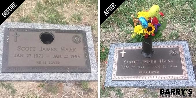 Barry's Restore It All Products - Cemetery Marker Care System | The Internet Sensation that cleans and restores Cemetery Markers! Removes hard water, calcium deposits and MORE!