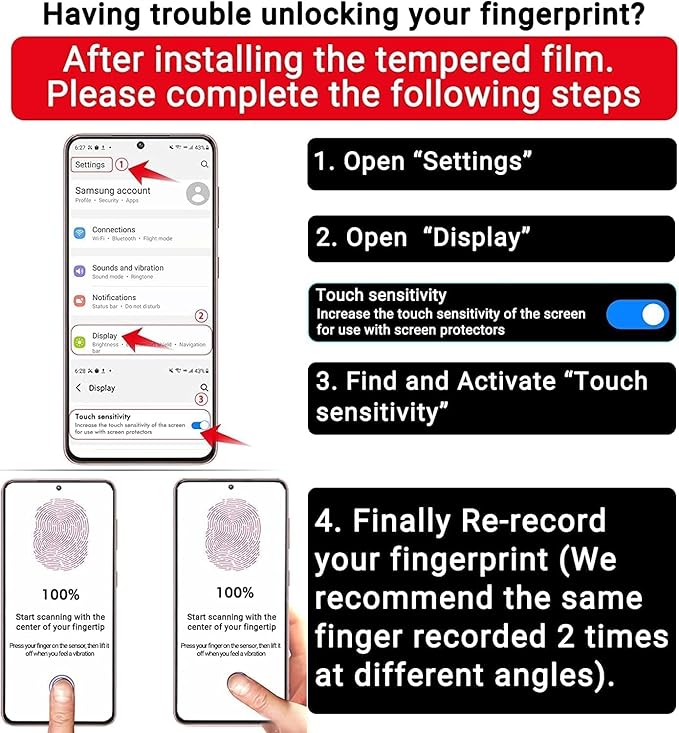 Milomdoi Designed for Samsung Galaxy S22 5G Screen Protector, 3 Pack Tempered Glass with 2 Pack Camera Lens Protector, Fingerprint suitable, Installation Frame, Case Friendly, Bubble Free, 5 Pack