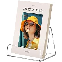 HeZone Acrylic Brochure Holder 6 Inch,Flyer Holder Stand Display,2 Pack - Image 1