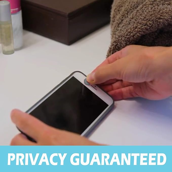 Webcam Covers - Laptop Webcam Cover - Tablet Webcam Covers - Smart TV & for Every Size Webcam on Any Device - Reusable/Multi-use – Protect Your Privacy with Gecko - Gray
