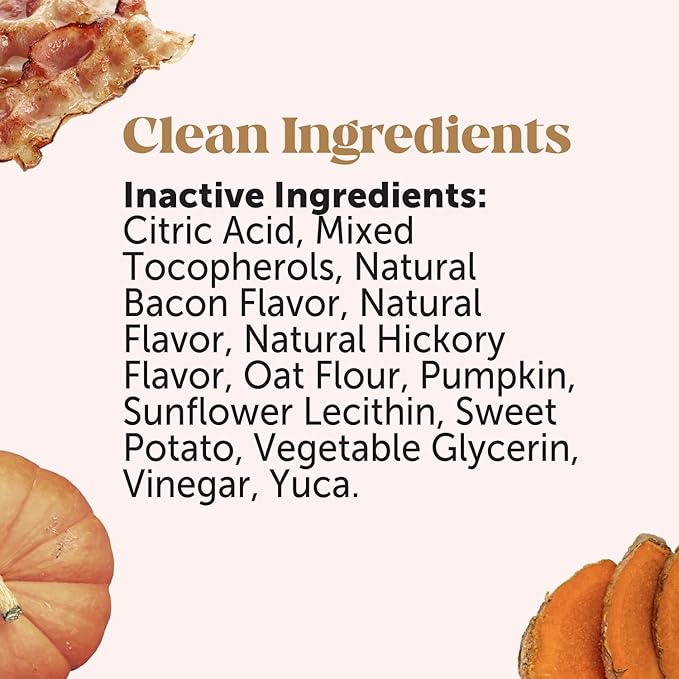 Flea and Tick Prevention for Dogs Supplement - Natural Flea and Tick Chews for Dogs, Oral Pills with No Harsh Chemicals, Natural Way to Enjoy The Outdoors - Bacon (90 Count)