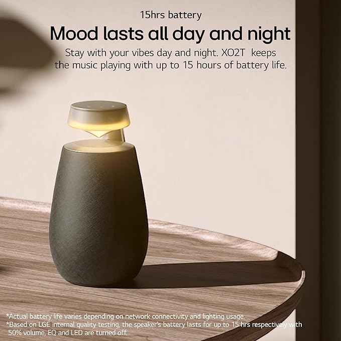 LG XO2TBK XBOOM 360 Wireless Speaker with Omnidirectional Sound