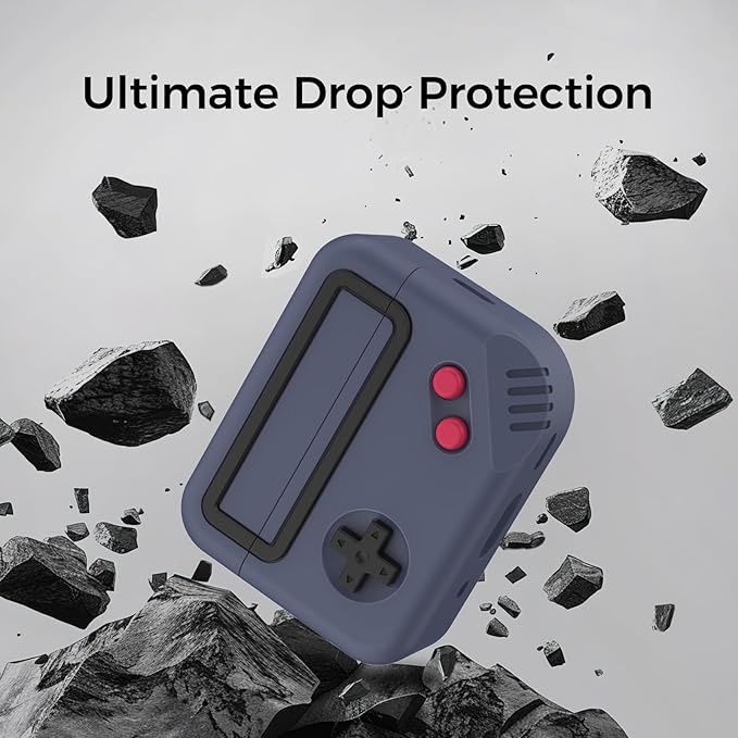 for AirPods Pro 3 Case - 2025 Silicone Game Console Design Case for Apple AirPods Pro 3rd Generation, Cute Airpod Pro 3 Cover for Men/Women (Midnight Blue)