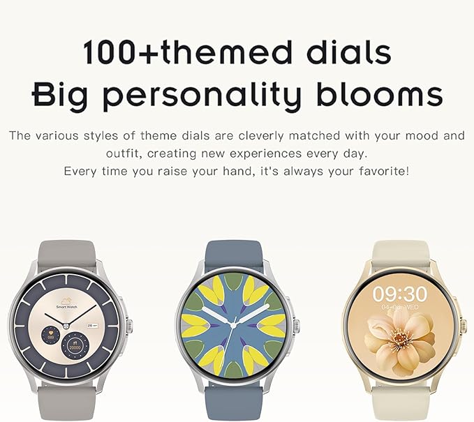 Smart Watches for Women Fitness Tracker with Heart Rate Sleep Monitor Multiple Sport Modes Calorie Step Counter for Android iOS
