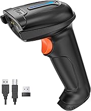 Tera Barcode Scanner with Battery Indicator: 1D Wireless, 5100 Black