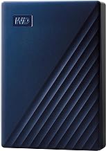 WD 6TB My Passport for Mac, Navy, Portable External Hard Drive with Backup Software and Password Protection, USB 3.1/USB 3.0 Compatible - WDBK6C0060BBL-WESN