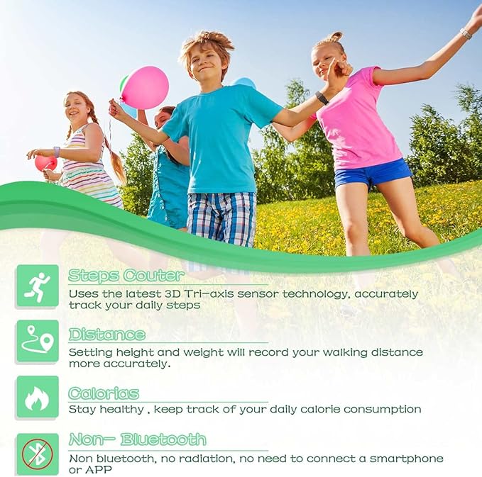 LED Kids Multifunction Steps Counting Watch, Digital Watch, Non-Bluetooth Pedometer Watch, Stopwatch, Alarm Clock, Calories for Women Children Girls Boys