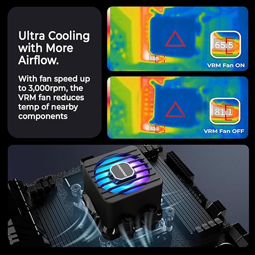 ENERMAX LIQMAXFLO 240mm A-RGB AIO CPU Liquid Cooler - High Performance Pump up to 3000RPM, 38mm Thick Radiator, 60mm VRM Fan, Pressure-Optimized Silent 120mm FDB PWM Fan, Intel LGA1700/AMD AM5 Ready
