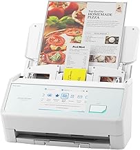 ScanSnap iX2500 Wireless or USB High-Speed Document Scanner, White