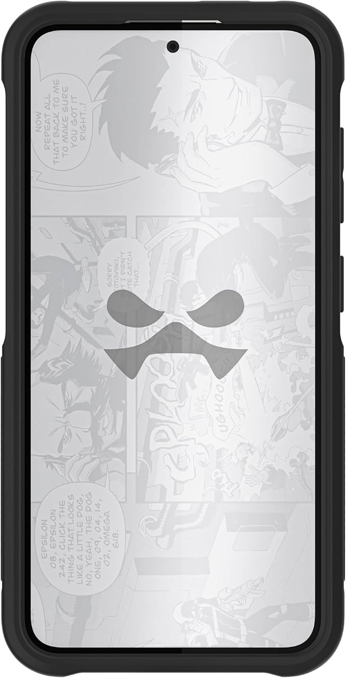 Ghostek Atomic Slim Galaxy S24 Case with Shockproof Military Grade Aluminum Bumper, Clear Back and Wireless Charging Compatible Phone Cover Designed for 2024 Samsung Galaxy S24 (6.2") (Red)