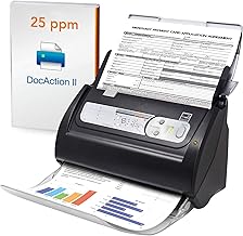Plustek PS186 Desktop Document Scanner, with 50-Pages Auto Document Feeder (ADF). for Windows 7/8 / 10/11 (Intel/AMD only)