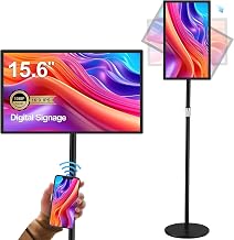 15.6" Digital Signage Display with Adjustable Stand - Image 1