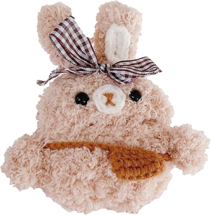 Yatchen Furry Case for AirPods Pro 3,Funny Cute 3D Cartoon Plush Kawaii Bunny Bag Fluffy Soft Warm for AirPods Pro 3rd Generation Case Carrying Charging Box with Keychain Anti-Fall Protector