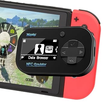 NFC Emulator for Switch 1 & 2, Game Tag Manager with OLED Screen.