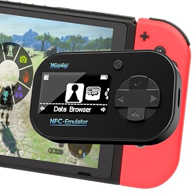 NFC Emulator for Switch 1 & 2, Game Tag Manager with OLED Screen.