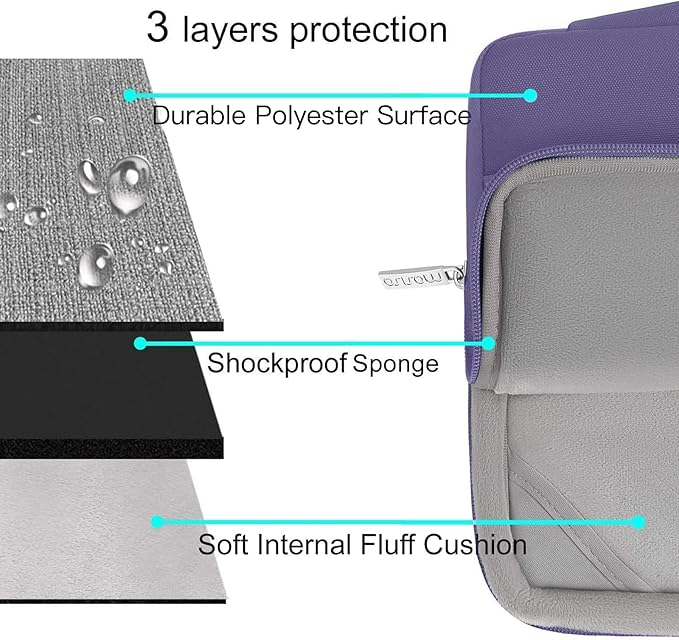 MOSISO Compatible with MacBook Air 13 inch Case M5 2026 M4 2025 M3 M2 2024-2022 A3449 A3240 A3113 A2681,Hard Shell&Sleeve Bag&Keyboard Skin&Webcam Cover&ScreenFilm for MacBook Air 13.6,Imperial Purple