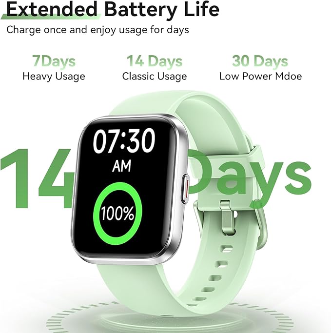 Smart Watches for Women Men (Android/iPhones), 120+ Sport Modes Fitness Tracker Watch with SpO2/Heart Rate Monitor, Steps/Sleep Tracker, 1.85" HD Smart Watch with Bluetooth Calls/Messages