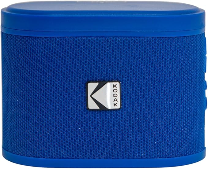 KODAK SOUNDBRIX Magnetic Splittable Bluetooth Speaker Shower Speaker IPX4 Water Resistant Ultra Portable Speaker Wireless 5H Playtime Electronics for Outdoors Home Travel Gifting Stackable Design Blue