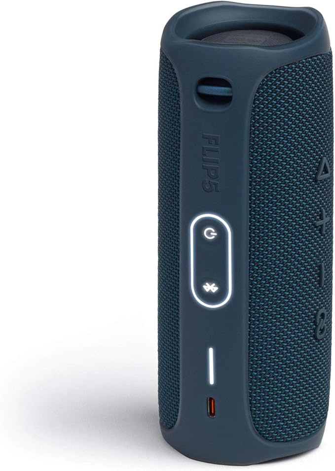 JBL Flip 5 Portable Bluetooth Speaker - Ocean Blue (JBLFLIP5BLUAM) (Renewed)
