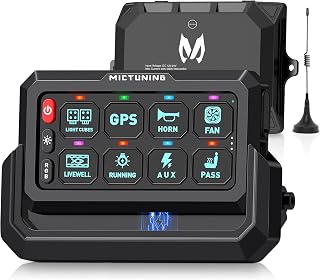 MICTUNING Wireless 8 Gang Switch Panel P1s-W+ Up to 4-Panels 328FT - Image 1
