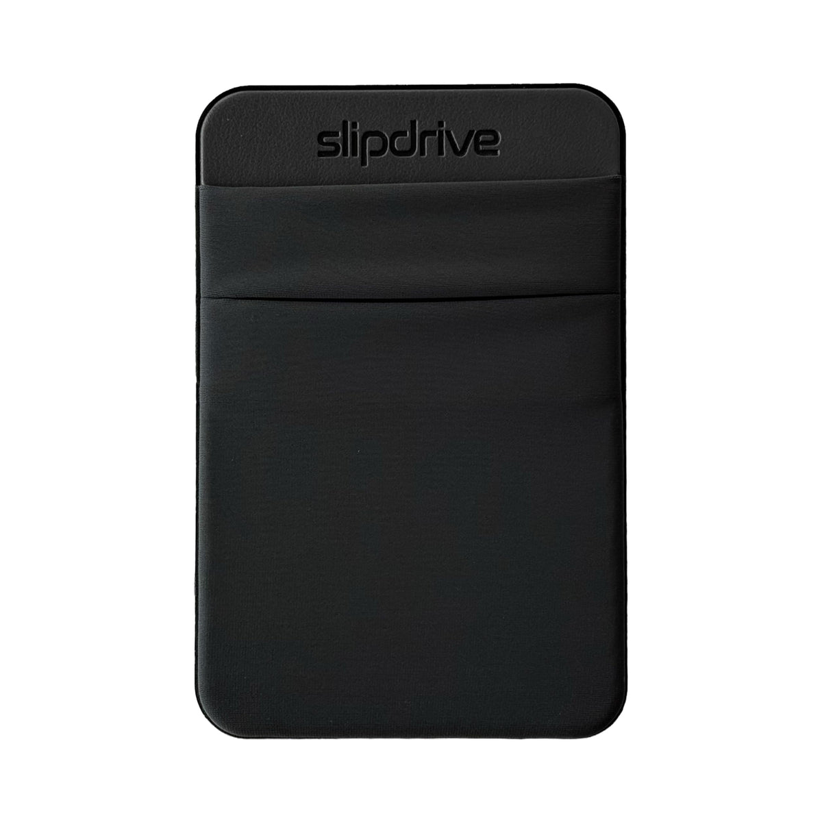 Portable Hard Drive Sleeve for Laptop - SSD Solid State Drive Holder - Dual Pocket Reusable Adhesive Storage Pouch - Stick-On External Hard Drive Carrying Case (5 x 3.25 Inch, Small, Black)