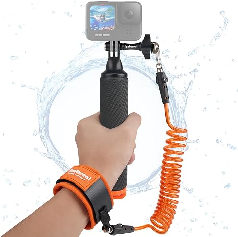Action Camera Non-Slip Handler Floating Hand Grip Holder Mount