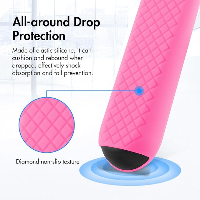 LEFXMOPHY Hot Pink Cover for Xumo MG3-R34010 PR1 TV Remote, Silicone Case for Pioneer Xfinity Spectrum Element 764f0000100 Remote Control Protector
