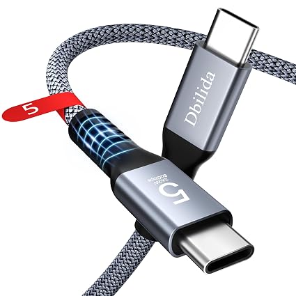 240W for Thunderbolt 5 Cable 6.6FT, USB C Display Cable, 80Gbps, 120Gbps, 8K@165Hz, 4K@540Hz for Thunderbolt 4, iPhone 17, USB4, Razer Blade, SSD, MacBook Pro Air, Mac mini M4 Pro - Image 4