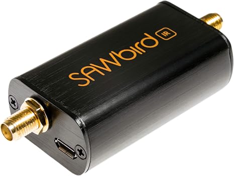 Nooelec SAWbird IR - Premium Dual Ultra-Low Noise Amplifier (LNA) & Saw Filter Module for Iridium and Inmarsat Applications. 1620MHz Center Frequency