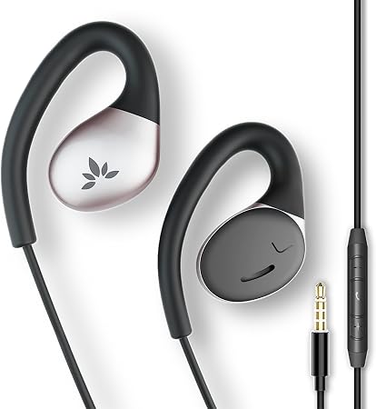 Avantree Resolve – 3.5mm AUX Wired Open-Ear Earbuds w/Mic & Over-Ear Hook